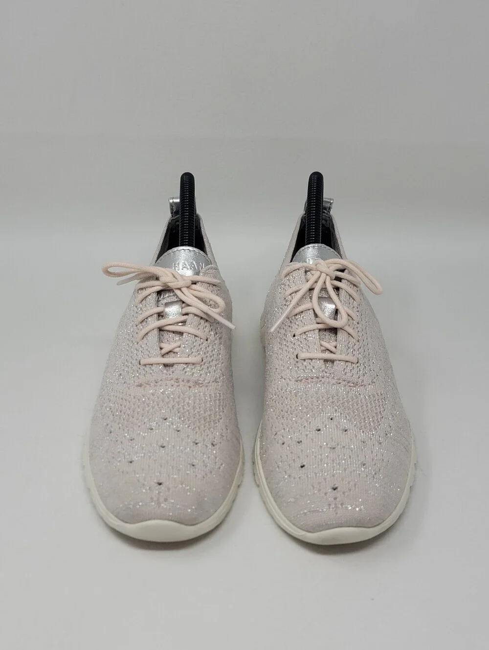 Cole Haan Zerogrand Women's Size 7.5 B Sneakers Silver Metallic W10963 Pre-owned